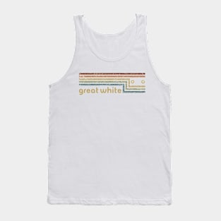 Great White Cassette Stripes Tank Top